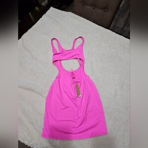 Skims swim cut out tank dress